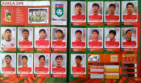 Panini World Cup 2010 North Korea