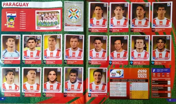 Panini World Cup 2010 Paraguay