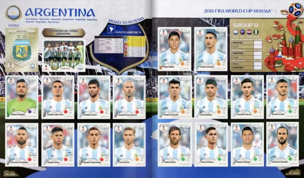 Panini World Cup 2018 Argentina