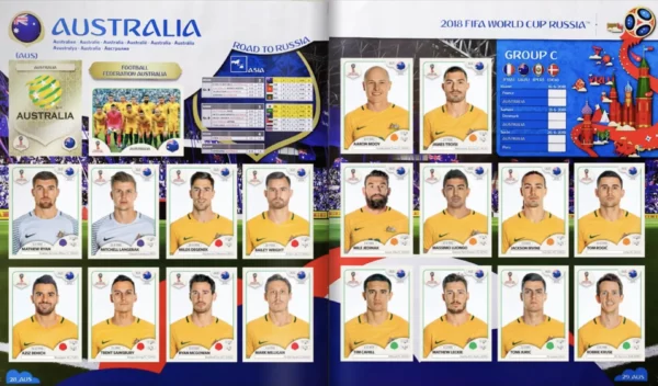 Panini World Cup 2018 Australia