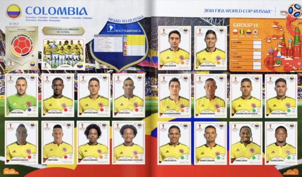 Panini World Cup 2018 Colombia
