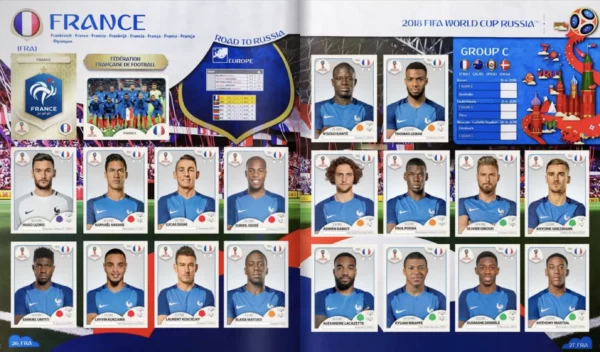 Panini World Cup 2018 France
