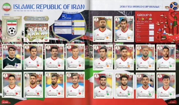 Panini World Cup 2018 Iran