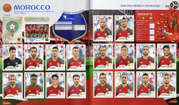 Panini World Cup 2018 Morocco