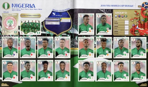 Panini World Cup 2018 Nigeria