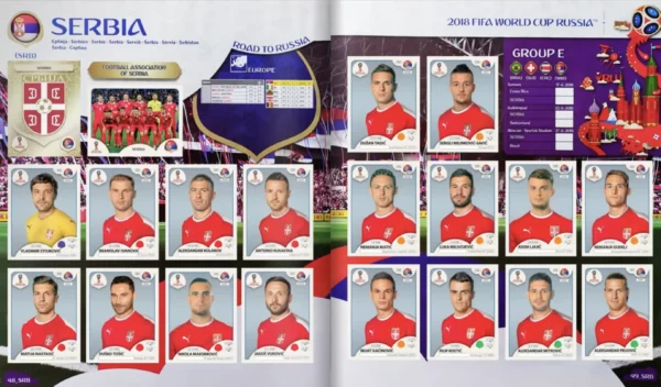 Panini World Cup 2018 Serbia
