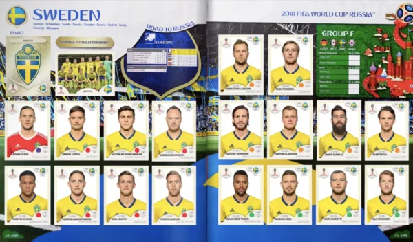 Panini World Cup 2018 Sweden
