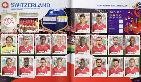 Panini World Cup 2018 Switzerland