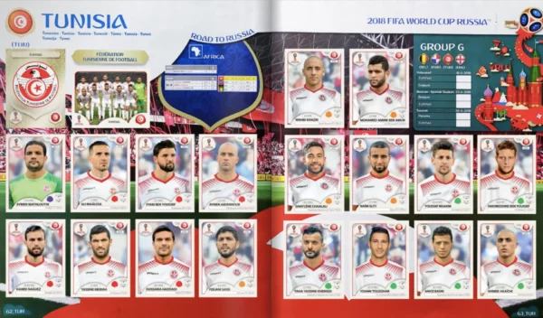 Panini World Cup 2018 Tunisia