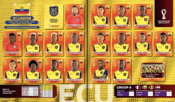Panini World Cup 2022 Ecuador
