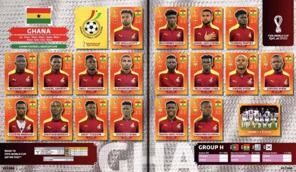 Panini World Cup 2022 Ghana