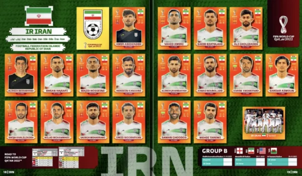 Panini World Cup 2022 Iran