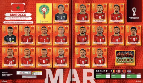 Panini World Cup 2022 Morocco