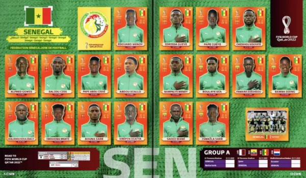 Panini World Cup 2022 Senegal