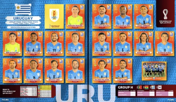 Panini World Cup 2022 Uruguay