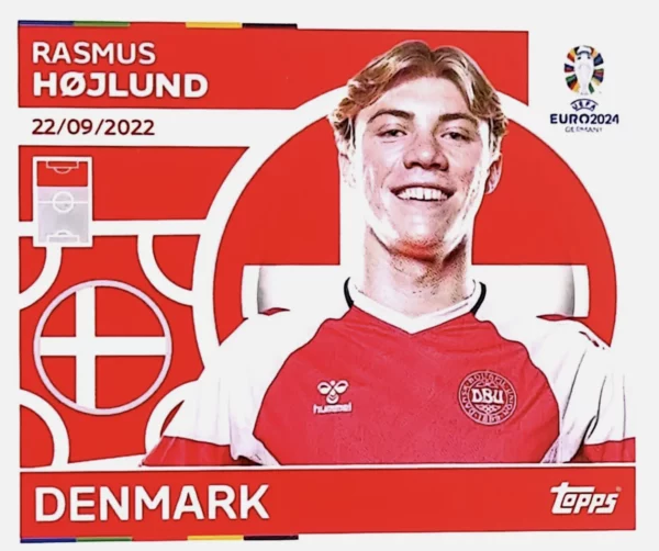 Rasmus Hojlund International Rookie Sticker