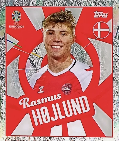 Rasmus Hojlund International Rookie Sticker Insert