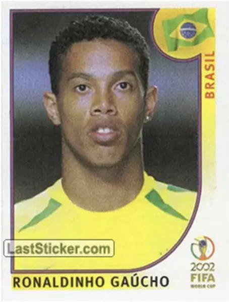 Ronaldinho International Rookie Sticker