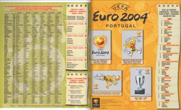 Panini Euro 2004 Badgesn