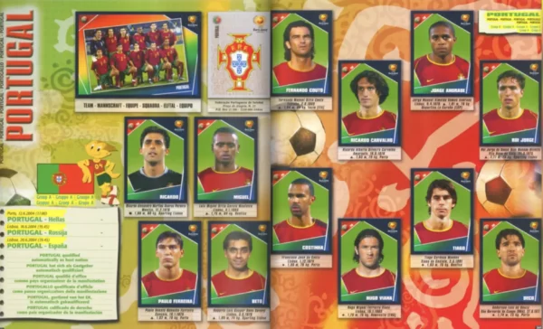 Panini Euro 2004 Portugal