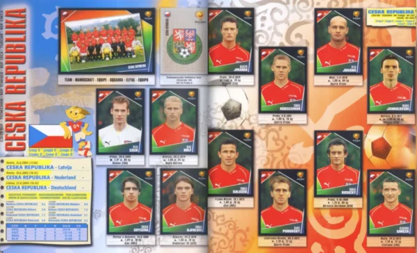 Panini Euro 2004 Czech Republic